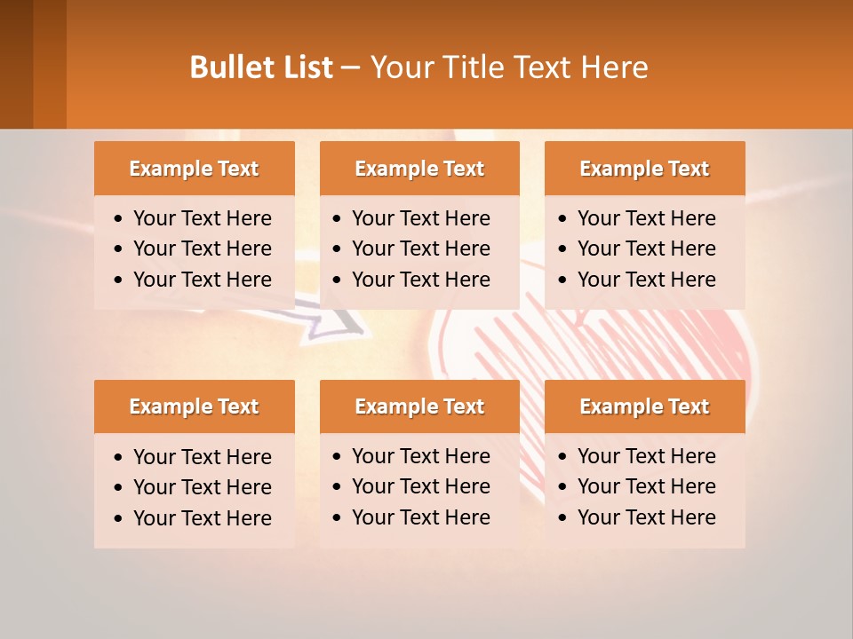 A Heart Hanging On A Clothes Line With An Arrow PowerPoint Template