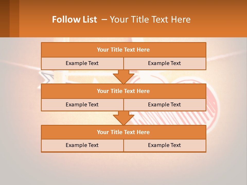 A Heart Hanging On A Clothes Line With An Arrow PowerPoint Template