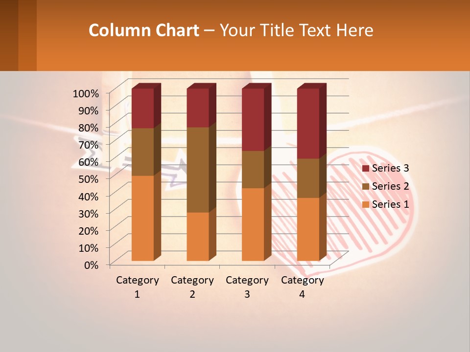 A Heart Hanging On A Clothes Line With An Arrow PowerPoint Template