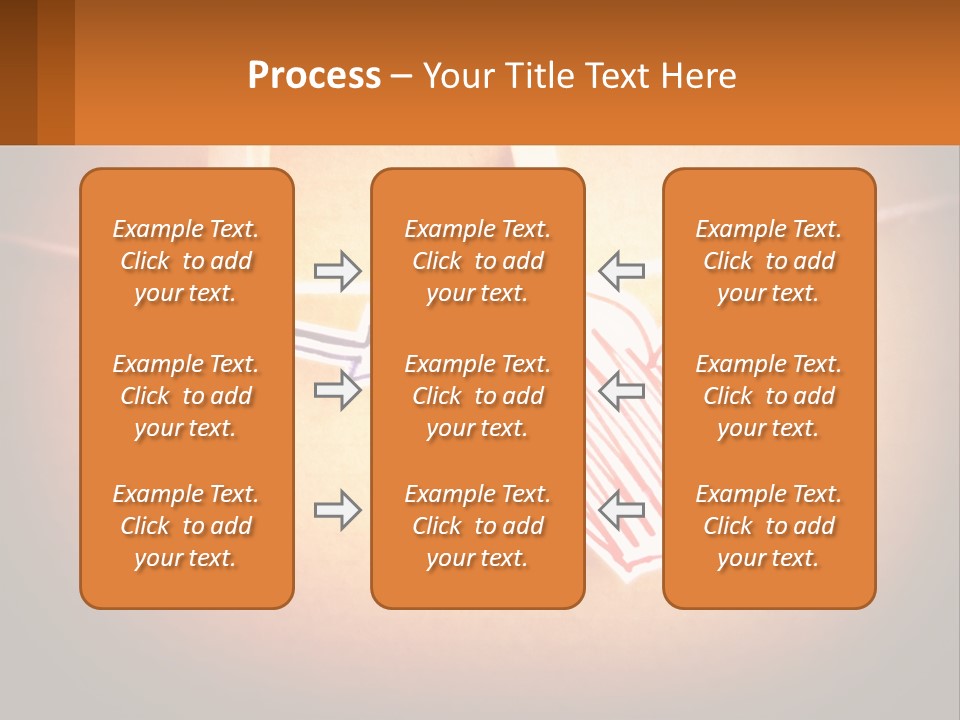 A Heart Hanging On A Clothes Line With An Arrow PowerPoint Template