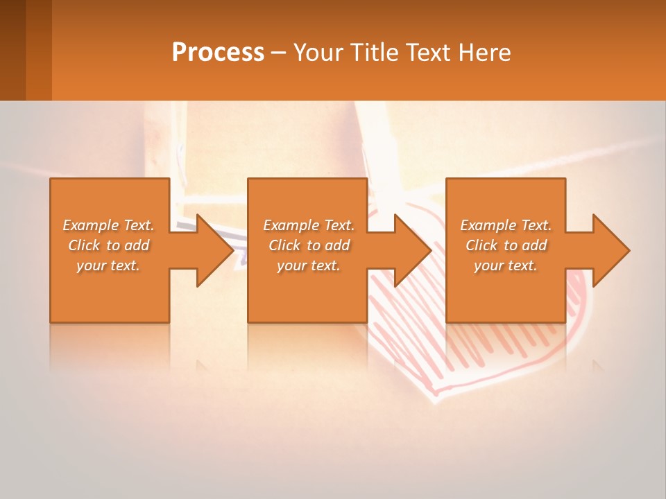 A Heart Hanging On A Clothes Line With An Arrow PowerPoint Template