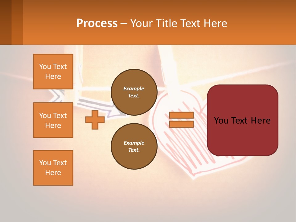 A Heart Hanging On A Clothes Line With An Arrow PowerPoint Template