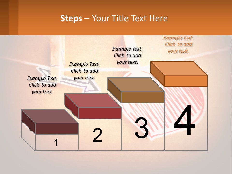 A Heart Hanging On A Clothes Line With An Arrow PowerPoint Template