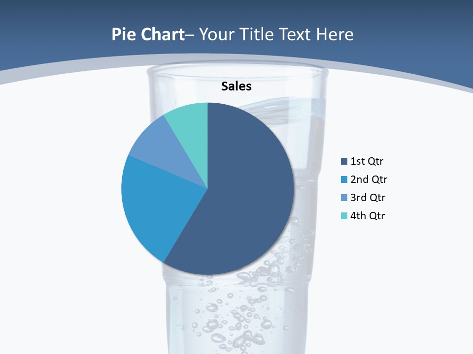 A Glass Filled With Water On Top Of A Table PowerPoint Template
