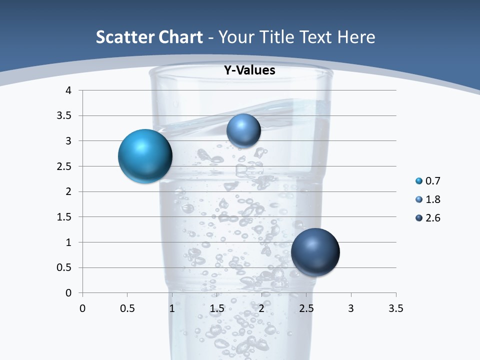 A Glass Filled With Water On Top Of A Table PowerPoint Template