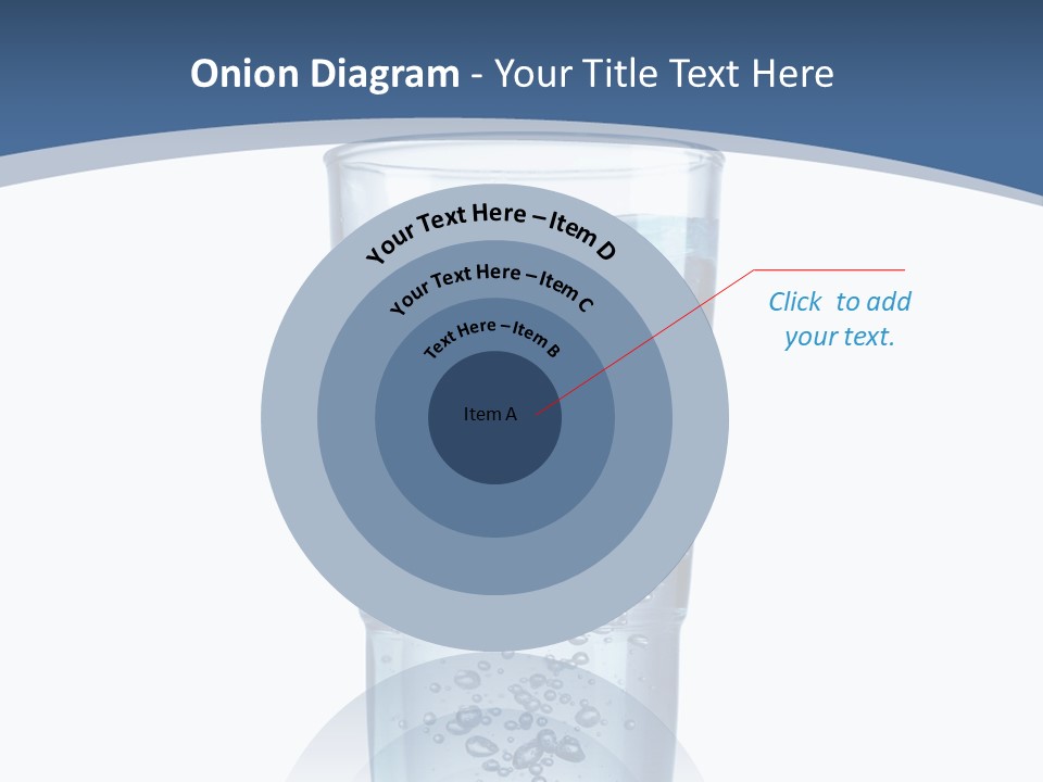 A Glass Filled With Water On Top Of A Table PowerPoint Template