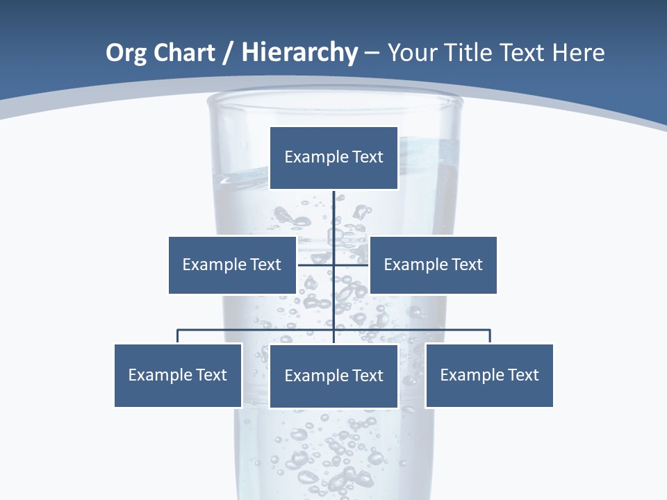 A Glass Filled With Water On Top Of A Table PowerPoint Template