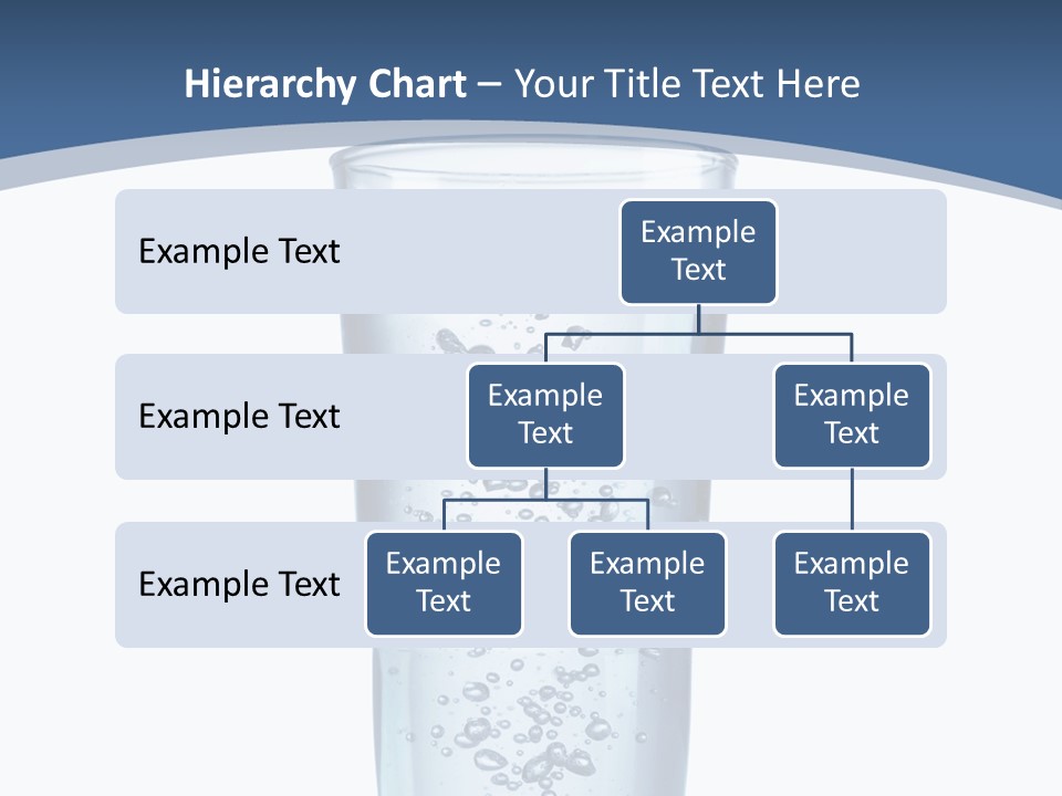 A Glass Filled With Water On Top Of A Table PowerPoint Template