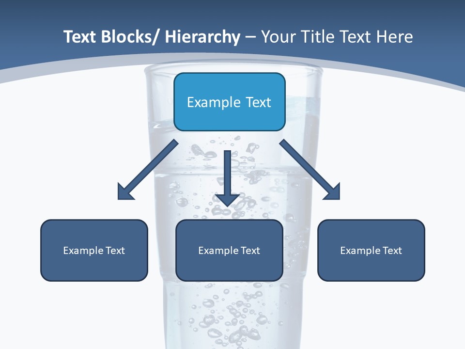 A Glass Filled With Water On Top Of A Table PowerPoint Template