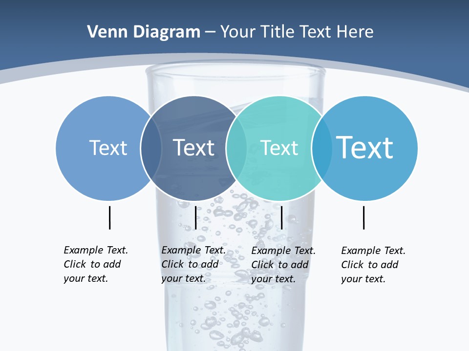 A Glass Filled With Water On Top Of A Table PowerPoint Template
