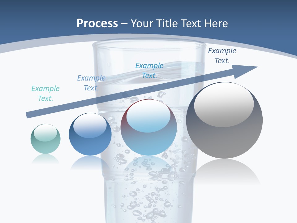 A Glass Filled With Water On Top Of A Table PowerPoint Template