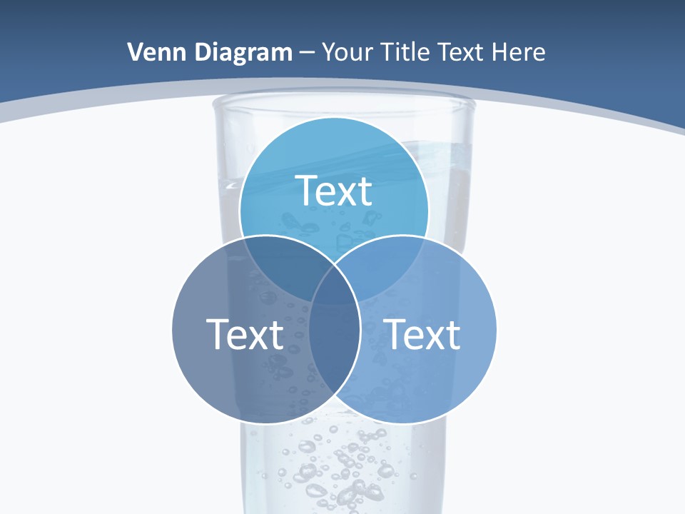 A Glass Filled With Water On Top Of A Table PowerPoint Template
