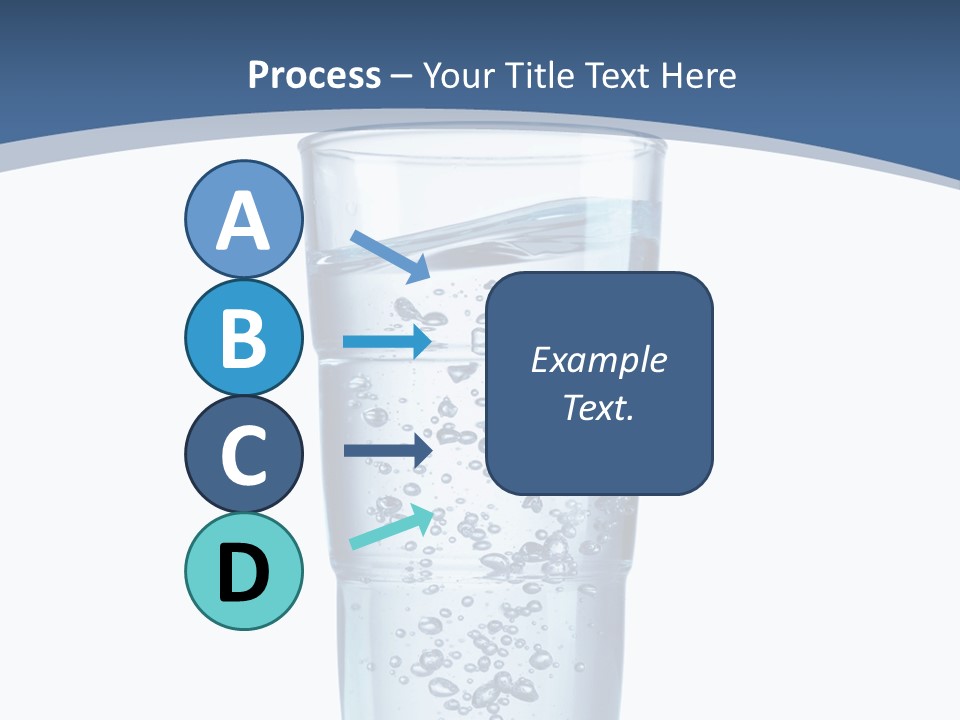 A Glass Filled With Water On Top Of A Table PowerPoint Template