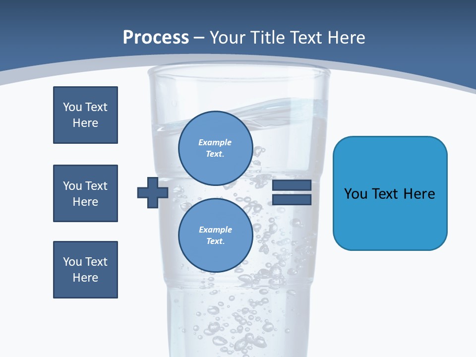 A Glass Filled With Water On Top Of A Table PowerPoint Template