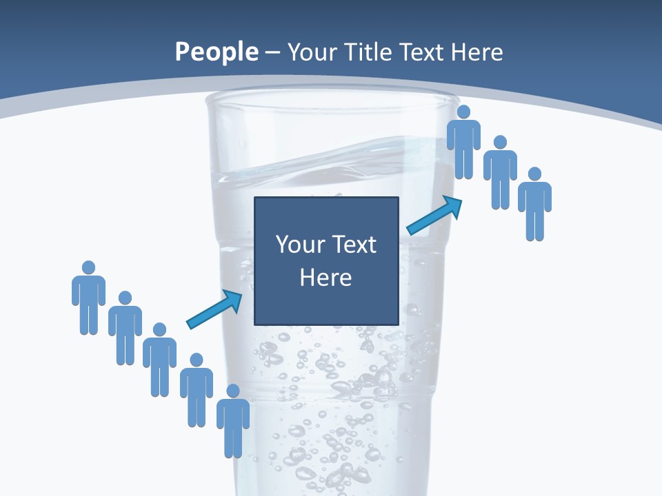 A Glass Filled With Water On Top Of A Table PowerPoint Template
