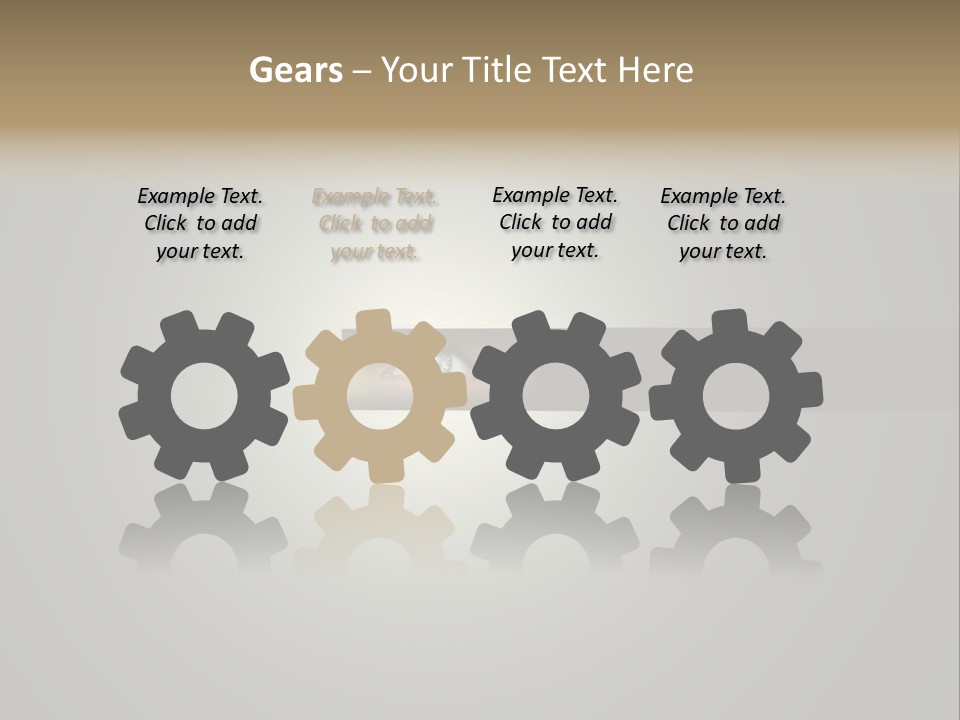 A Picture Of A Person's Eye With A Light Coming Out Of It PowerPoint Template