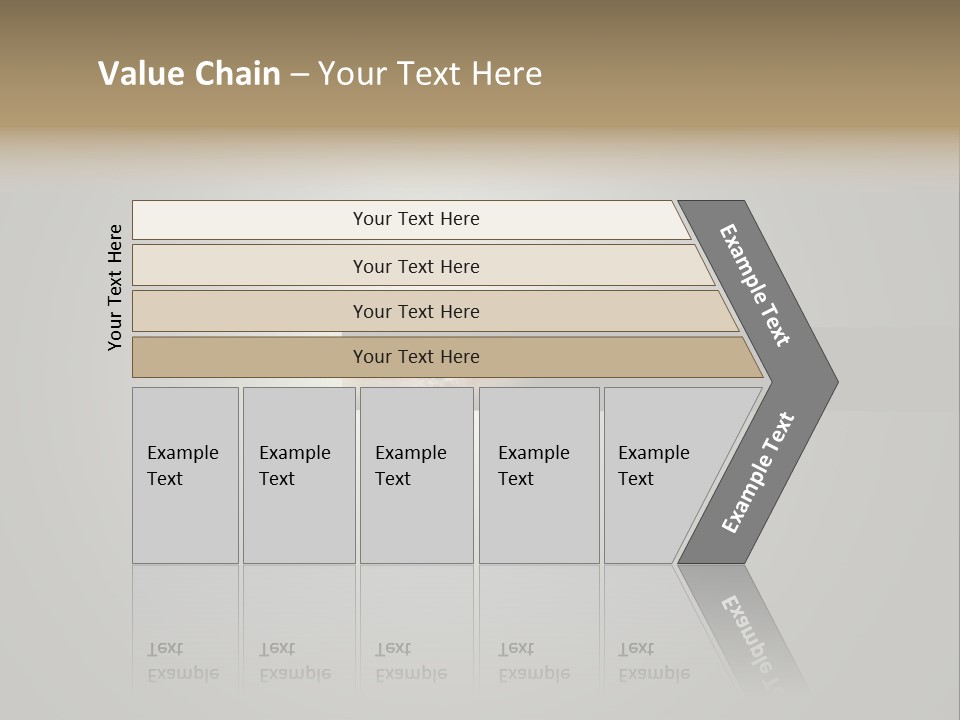A Picture Of A Person's Eye With A Light Coming Out Of It PowerPoint Template
