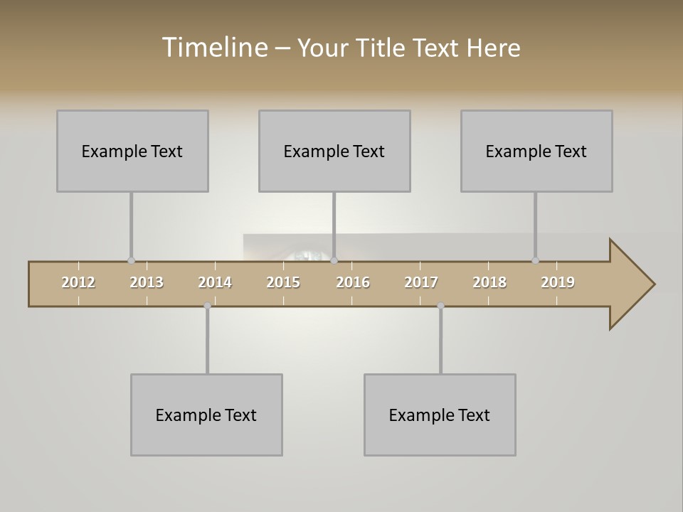 A Picture Of A Person's Eye With A Light Coming Out Of It PowerPoint Template