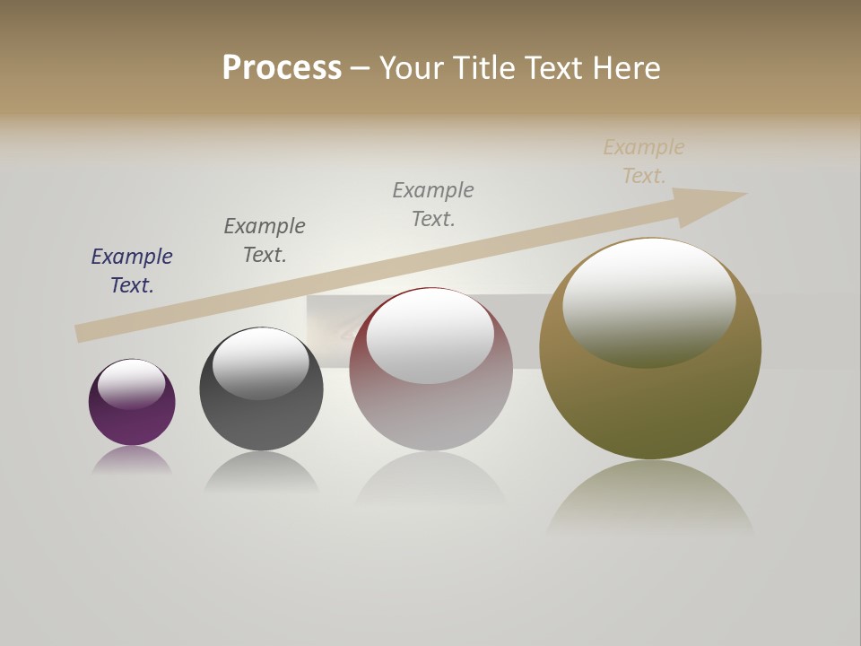 A Picture Of A Person's Eye With A Light Coming Out Of It PowerPoint Template
