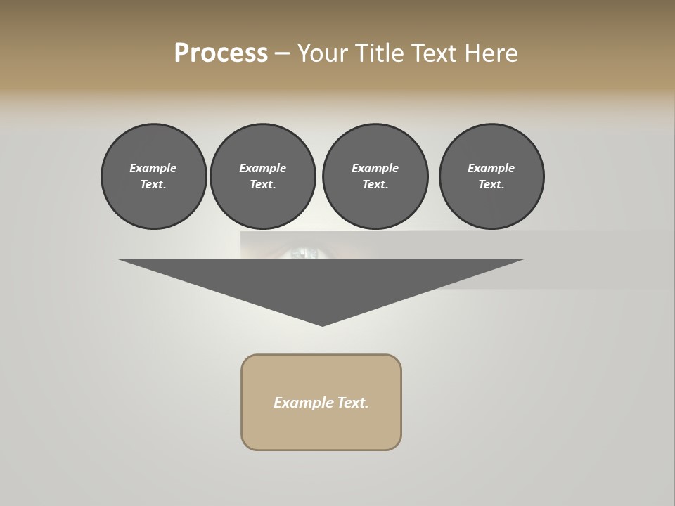 A Picture Of A Person's Eye With A Light Coming Out Of It PowerPoint Template