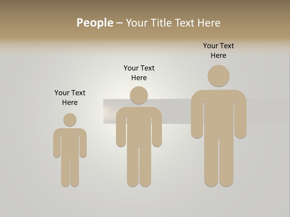 A Picture Of A Person's Eye With A Light Coming Out Of It PowerPoint Template