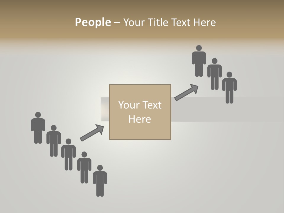 A Picture Of A Person's Eye With A Light Coming Out Of It PowerPoint Template