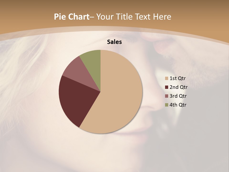 A Man And A Woman Are Looking At Each Other PowerPoint Template