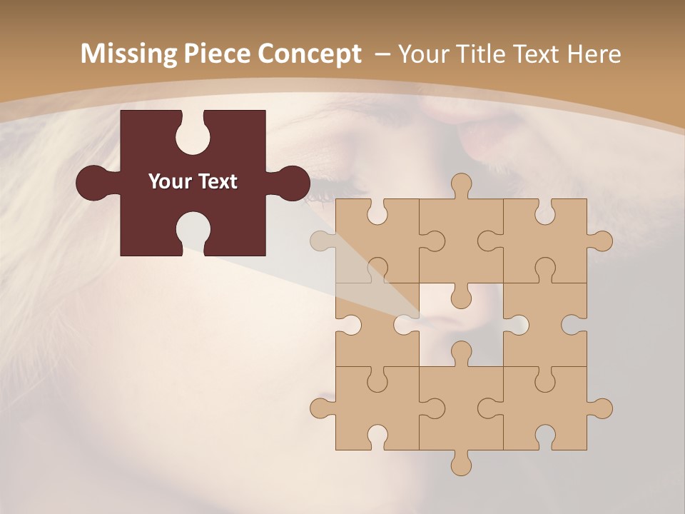 A Man And A Woman Are Looking At Each Other PowerPoint Template