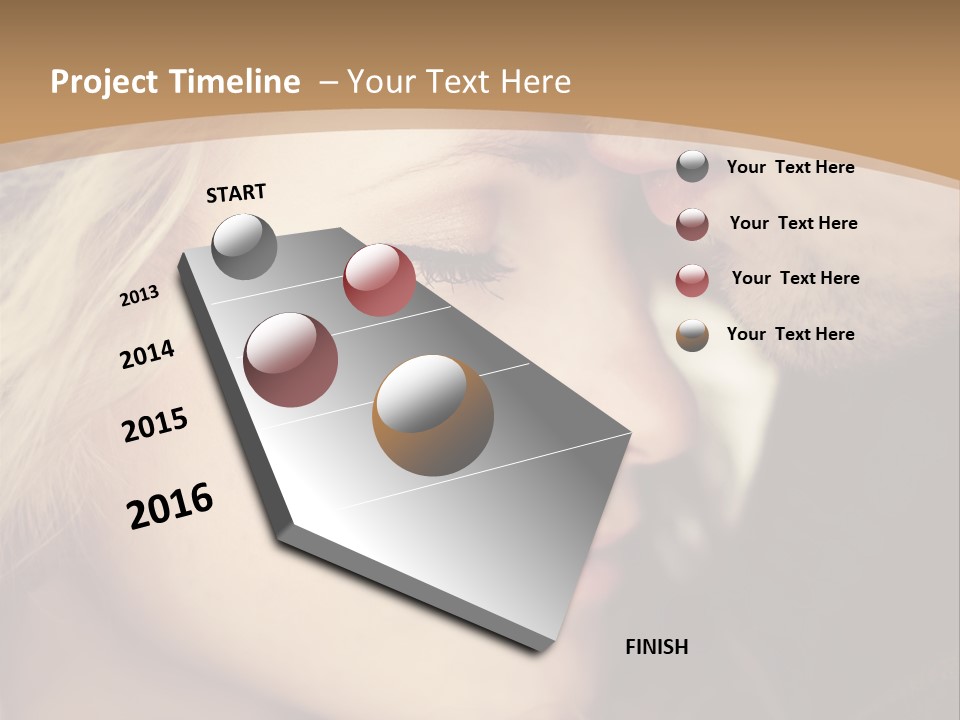 A Man And A Woman Are Looking At Each Other PowerPoint Template