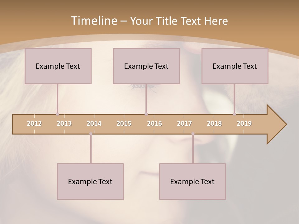 A Man And A Woman Are Looking At Each Other PowerPoint Template