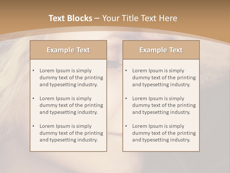 A Man And A Woman Are Looking At Each Other PowerPoint Template