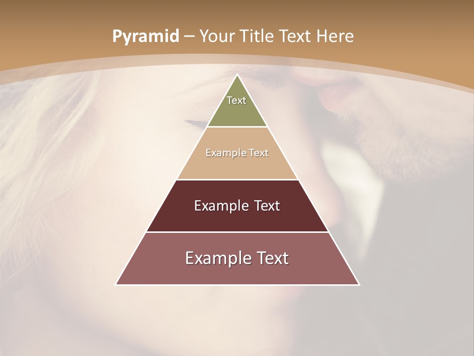 A Man And A Woman Are Looking At Each Other PowerPoint Template