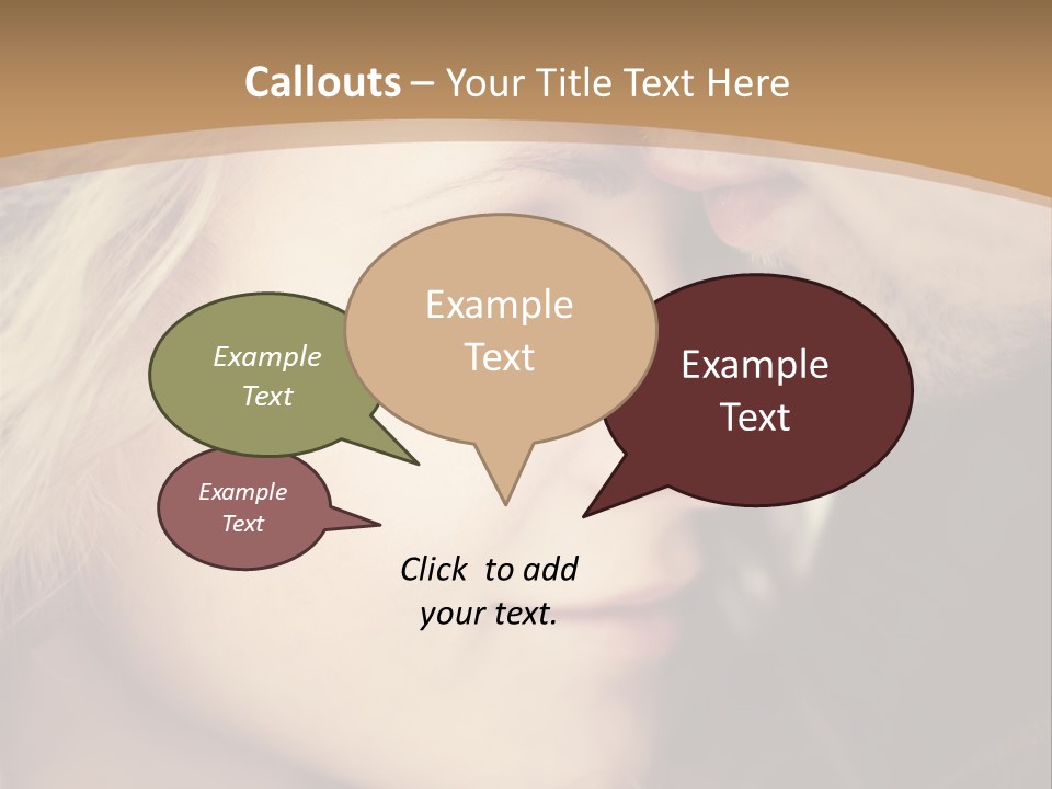 A Man And A Woman Are Looking At Each Other PowerPoint Template