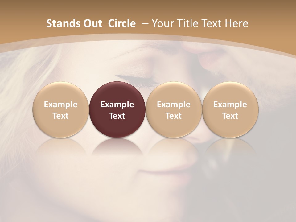 A Man And A Woman Are Looking At Each Other PowerPoint Template