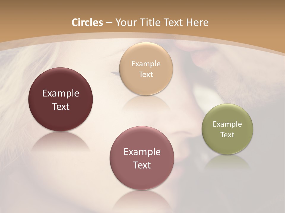 A Man And A Woman Are Looking At Each Other PowerPoint Template