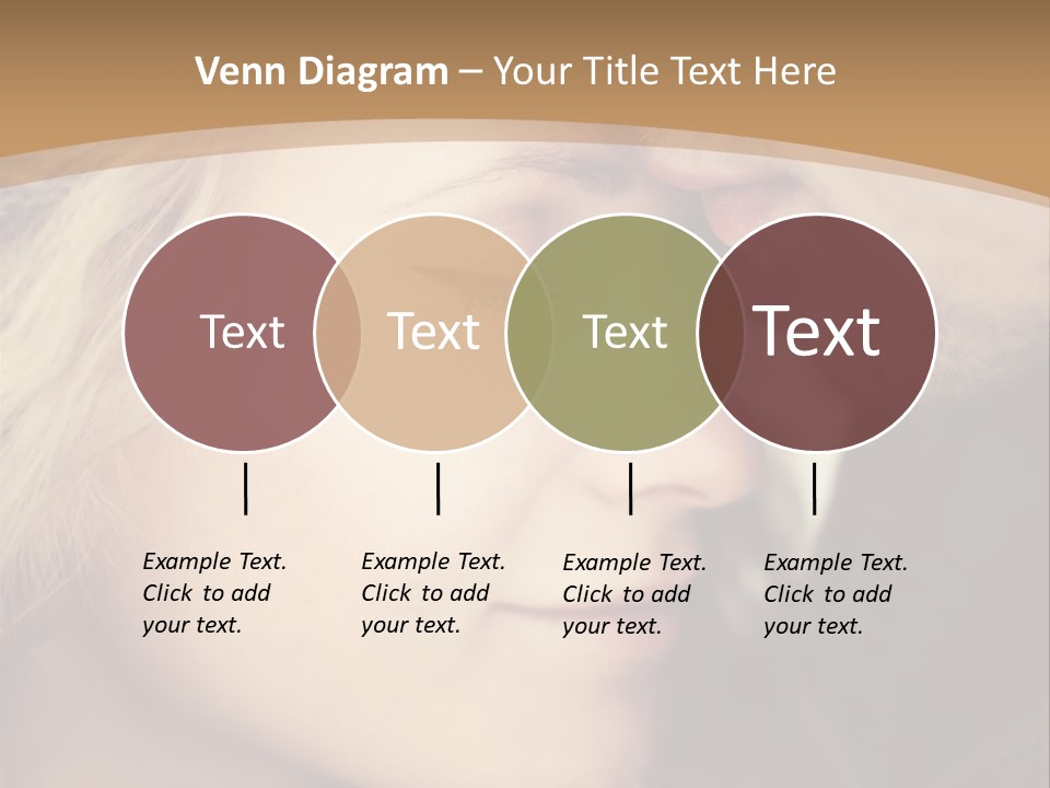 A Man And A Woman Are Looking At Each Other PowerPoint Template