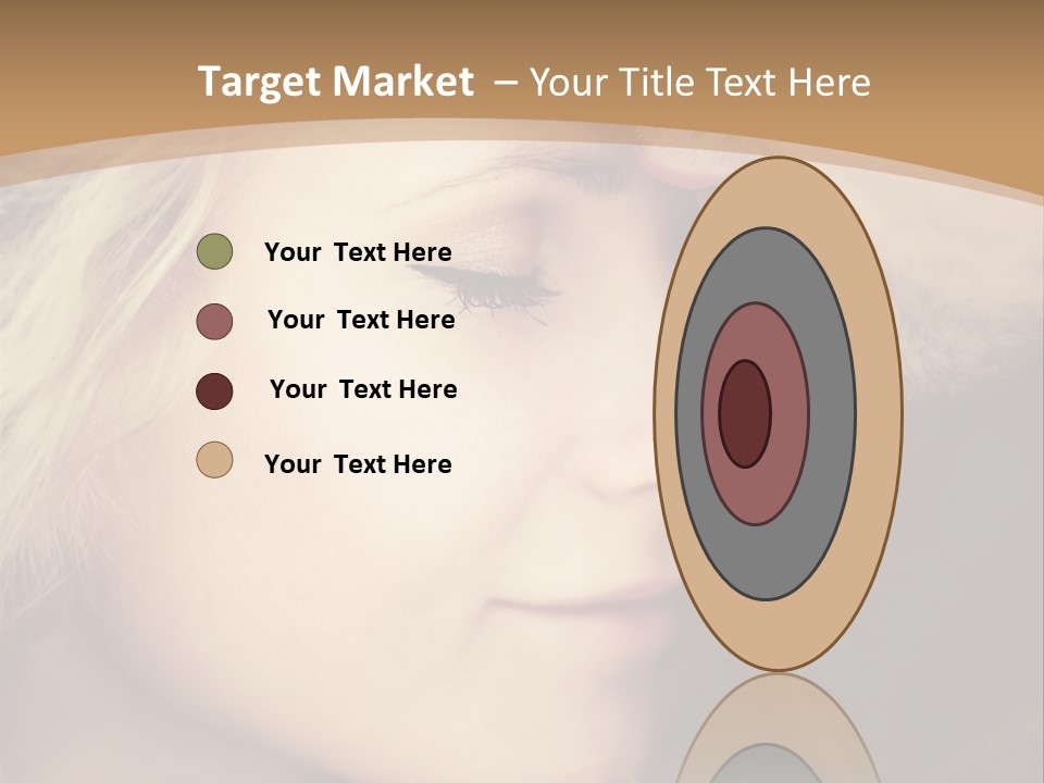 A Man And A Woman Are Looking At Each Other PowerPoint Template