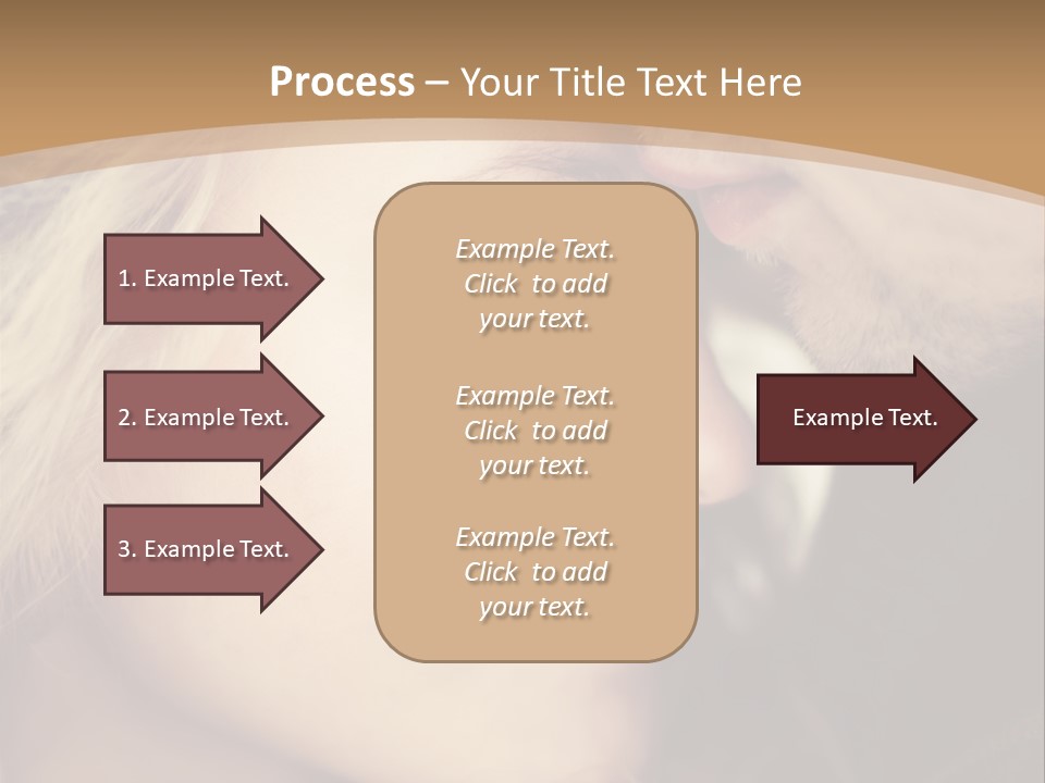 A Man And A Woman Are Looking At Each Other PowerPoint Template
