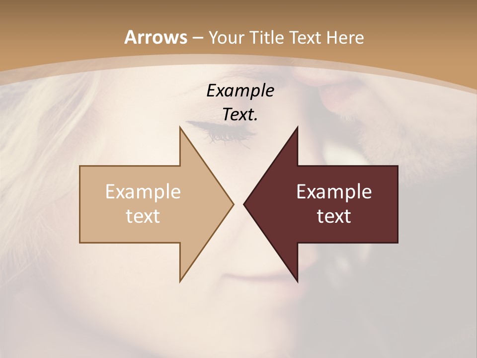 A Man And A Woman Are Looking At Each Other PowerPoint Template
