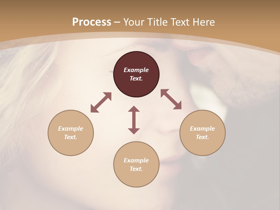 A Man And A Woman Are Looking At Each Other PowerPoint Template
