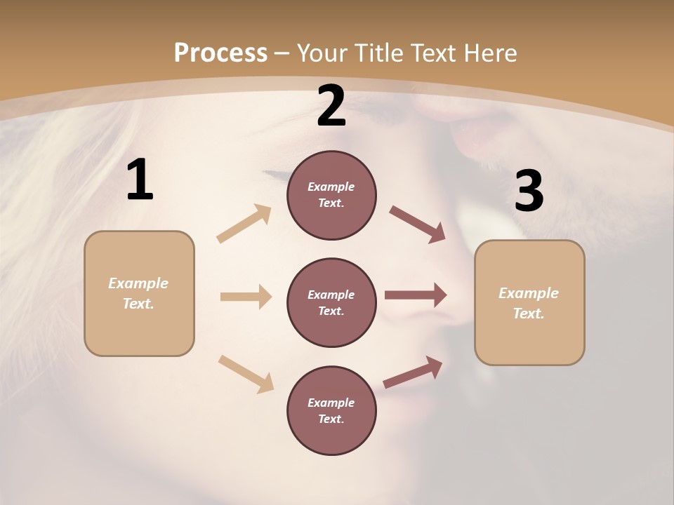 A Man And A Woman Are Looking At Each Other PowerPoint Template