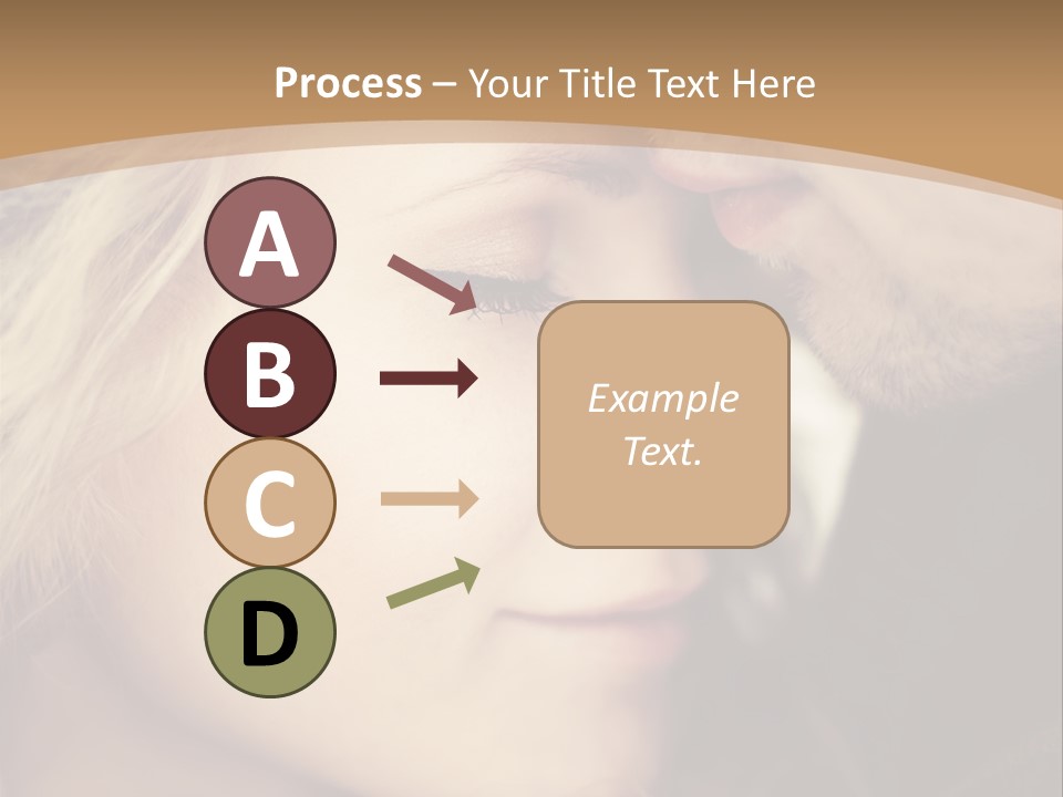 A Man And A Woman Are Looking At Each Other PowerPoint Template
