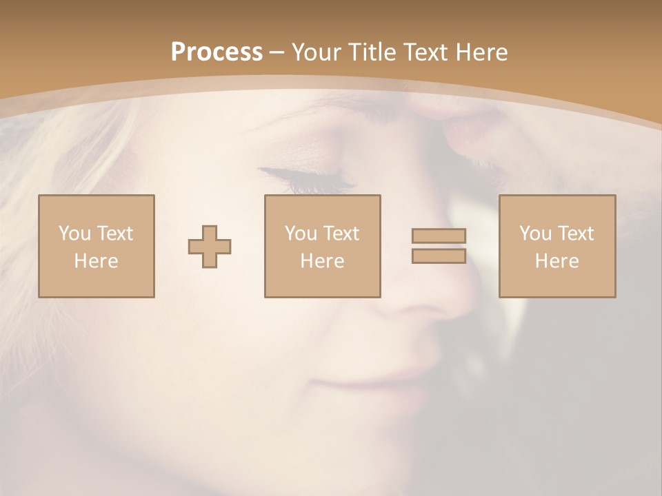 A Man And A Woman Are Looking At Each Other PowerPoint Template