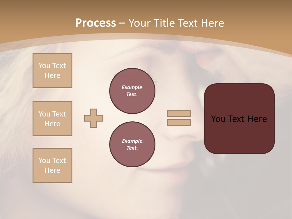 A Man And A Woman Are Looking At Each Other PowerPoint Template
