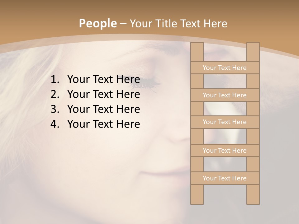 A Man And A Woman Are Looking At Each Other PowerPoint Template