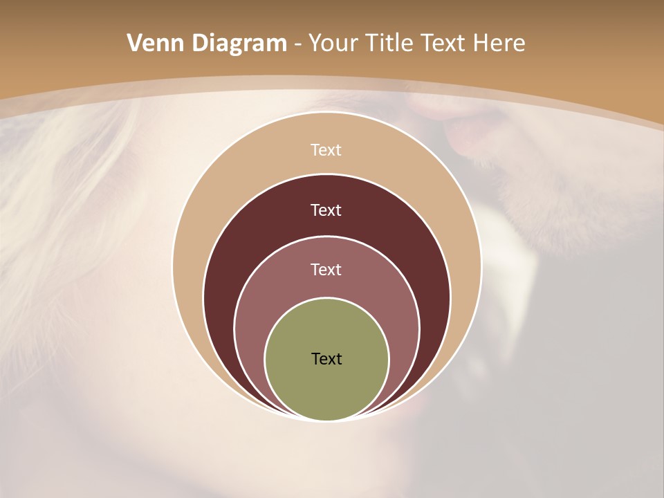 A Man And A Woman Are Looking At Each Other PowerPoint Template