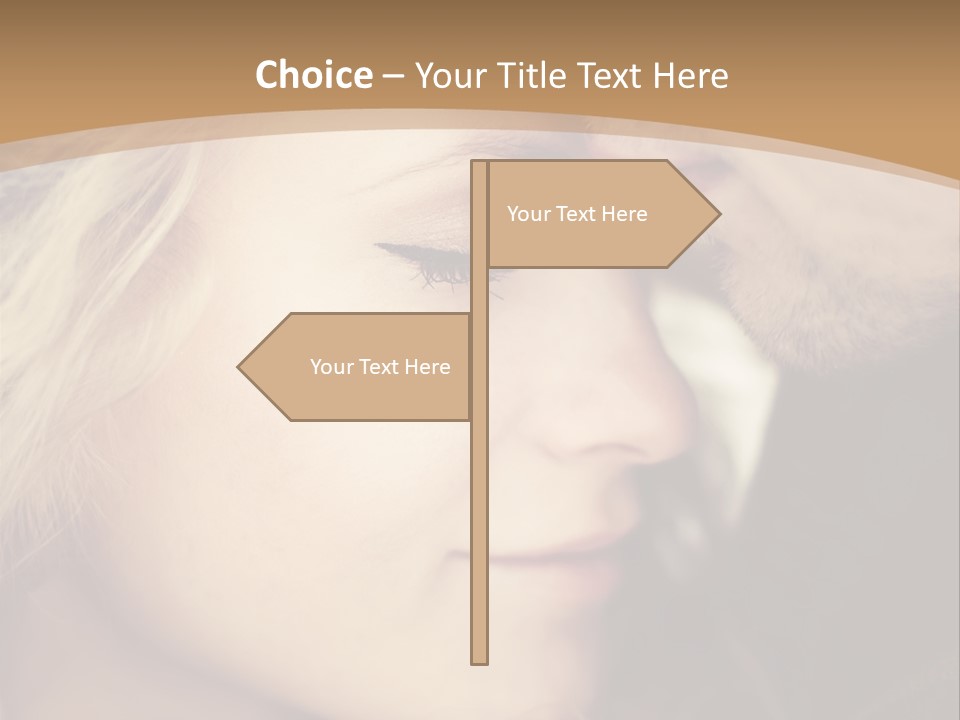 A Man And A Woman Are Looking At Each Other PowerPoint Template