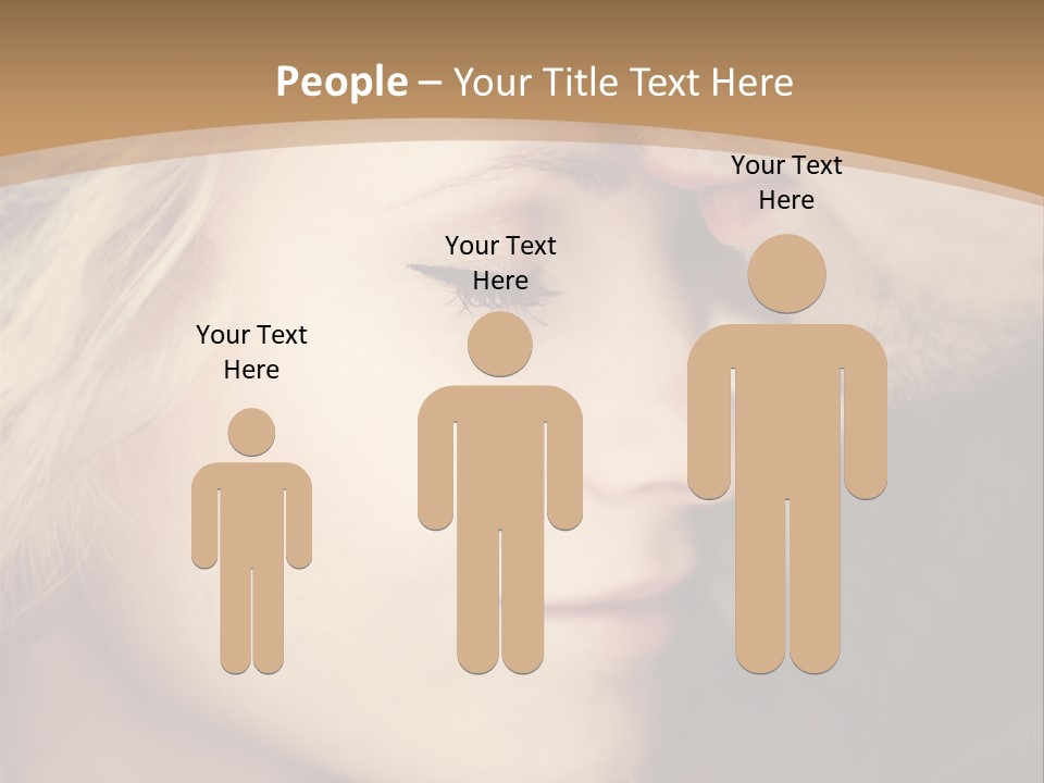 A Man And A Woman Are Looking At Each Other PowerPoint Template