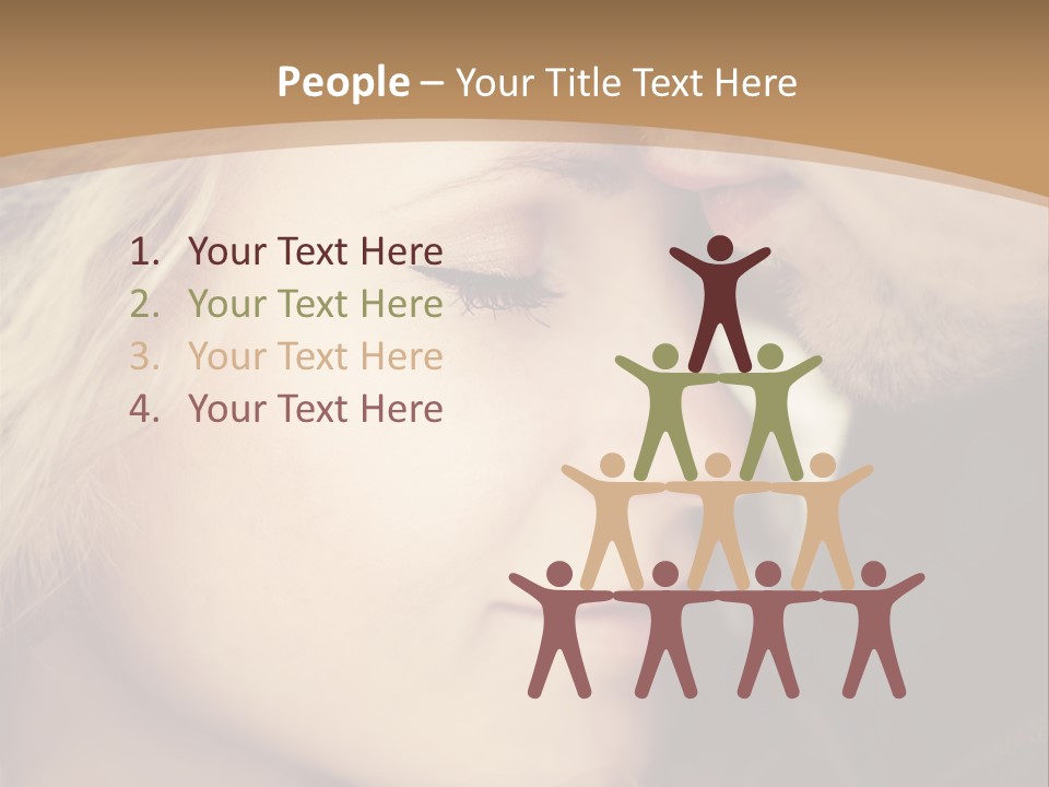 A Man And A Woman Are Looking At Each Other PowerPoint Template