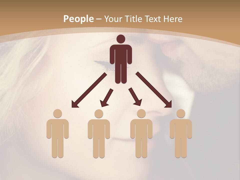 A Man And A Woman Are Looking At Each Other PowerPoint Template